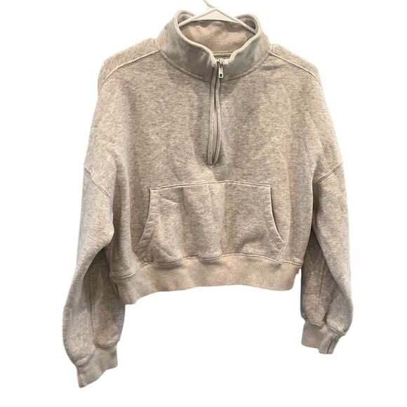 Abercrombie & Fitch Tops - Abercrombie & Fitch Womens Quarter Zip Size Small Athleisure Preppy Sweatshirt